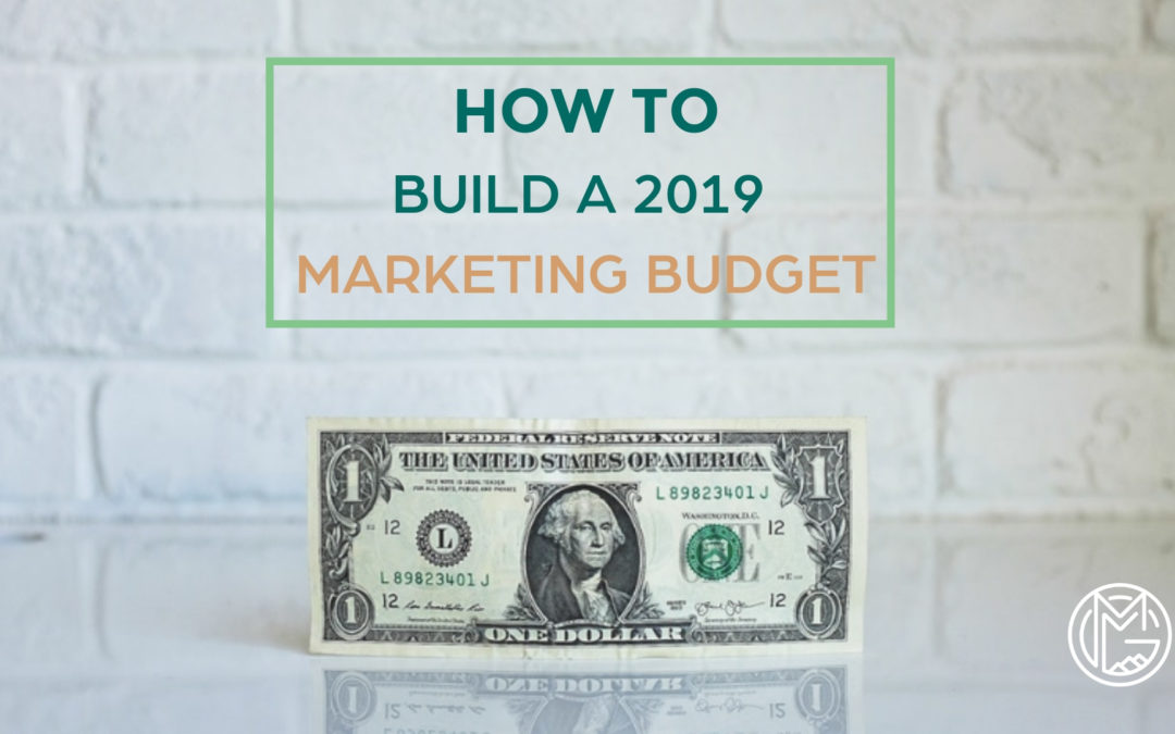 Marketing budget template with dollar