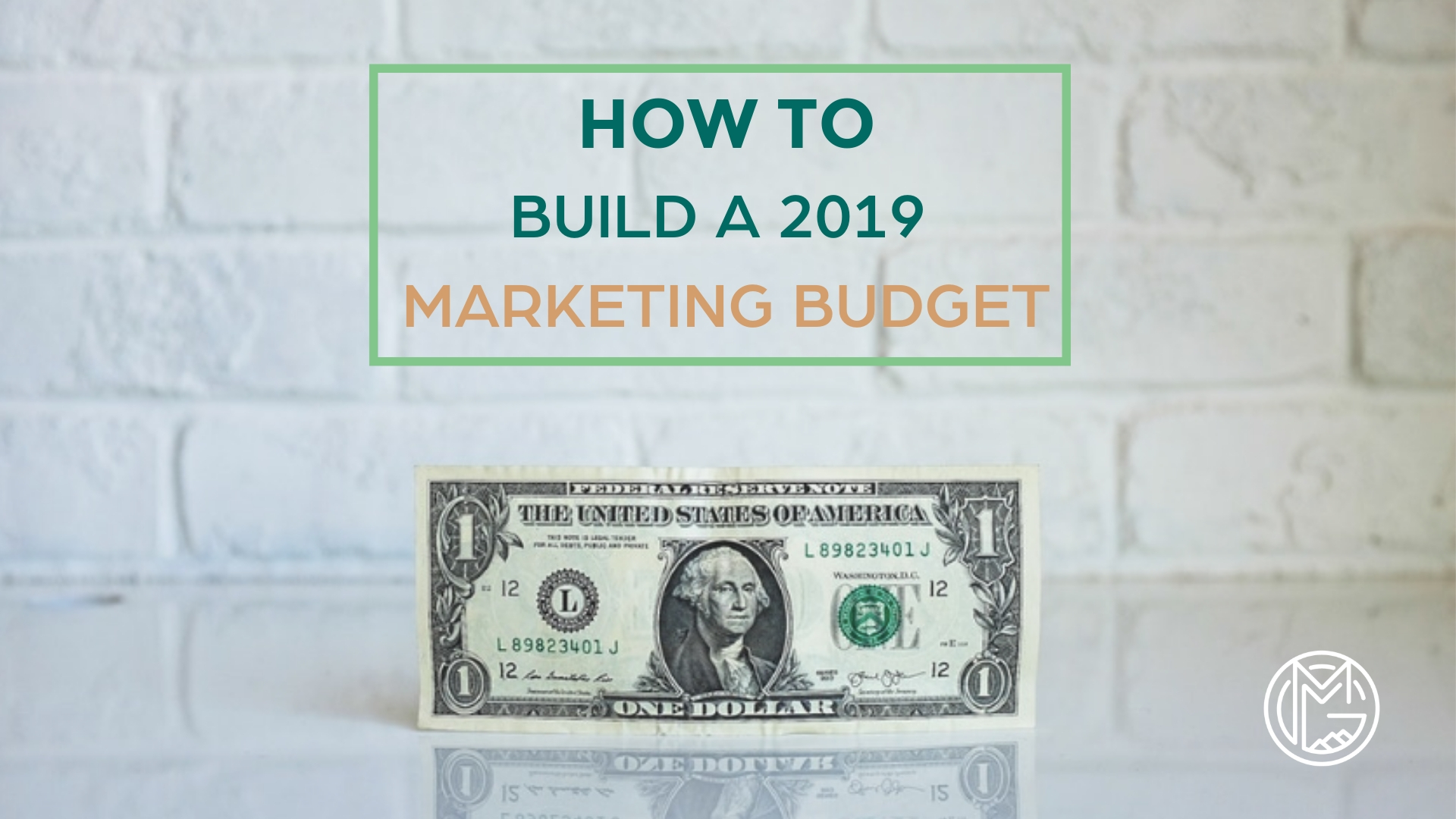Marketing budget template with dollar