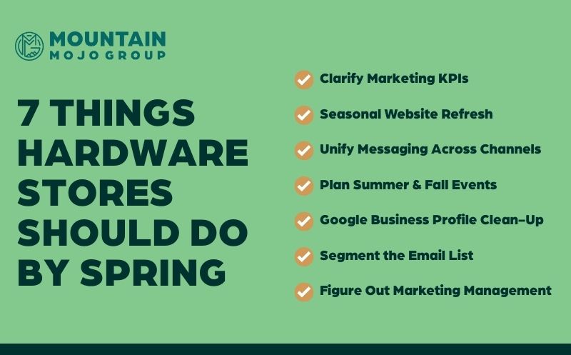 List of 7 Things Hardware Stores Should Do By Spring