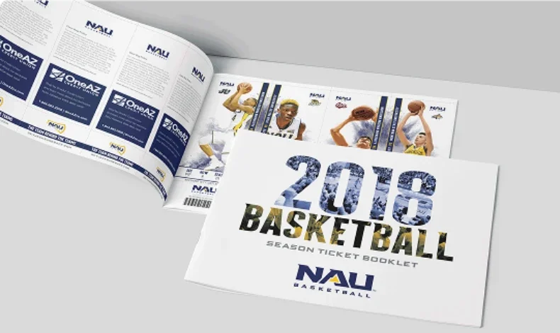 NAU Basketball Mockup